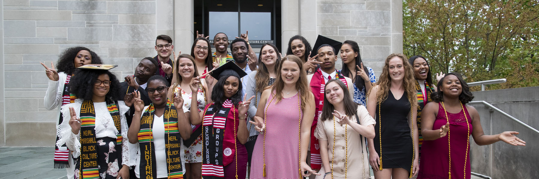 Diverse student group shot